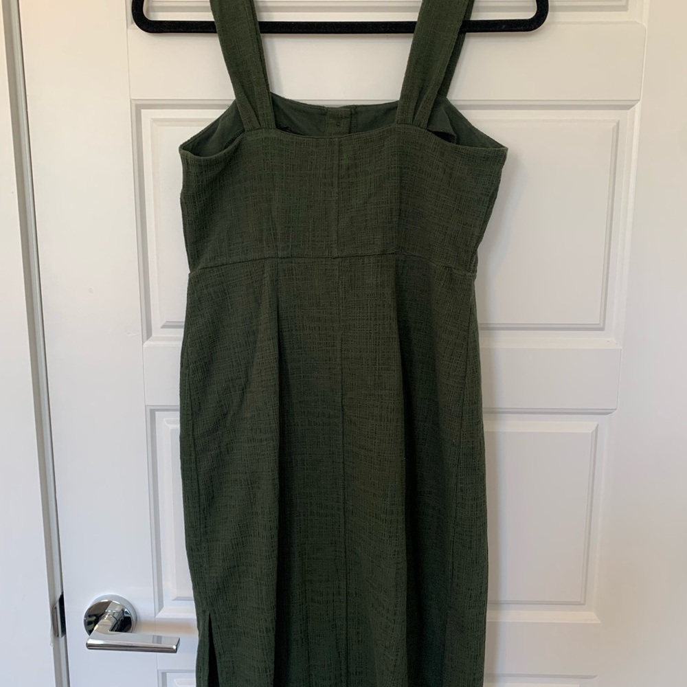 Madewell Texture & Thread Button-Front Tank Dress - Picture 6 of 7